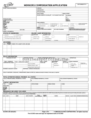 Fill in Your Acord 130 Template