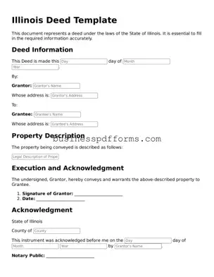 Free Illinois Deed Template